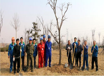 赫邦公司組織“同植一棵樹，共獲一片綠”植樹活動(dòng)